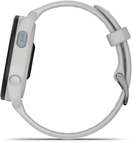 Garmin Forerunner 165 GPS Running Smartwatch, Fitness Tracker Smart Watch for Men and Women Bundle with Accessories - Mist Gray/Whitestone in Saudi Arabia