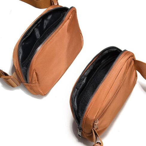 Fanny Packs,Belt bag for Women，running belt with Adjustable Strap，everywhere belt bag for Running Outdoors Workout Travel Hiking Cycling (nylon, black) in Saudi Arabia