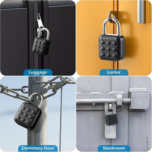 Combination Lock, Bluetooth Lock, Smart Padlock with TUYA APP Unlock, Locker Lock, Gym Lock with Keyless Password, Suitable for Gym, School, Travel, Outdoor in Saudi Arabia