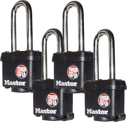 Master Lock (6) Keyed Alike Padlocks w/Thermoplastic Coating and 2"(51mm) Tall Shackle - Model # 311KALH-6 in Saudi Arabia