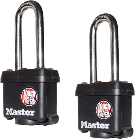 Master Lock (6) Keyed Alike Padlocks w/Thermoplastic Coating and 2"(51mm) Tall Shackle - Model # 311KALH-6 in Saudi Arabia