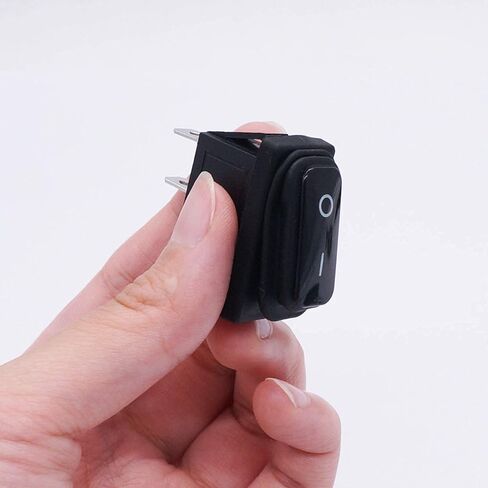 weideer 4Pcs Waterproof Rocker Switch on/off/on 3Pin 3Position SPDT AC 6A 250V 10A 125V Boat Switch KCD3-103-W in Saudi Arabia