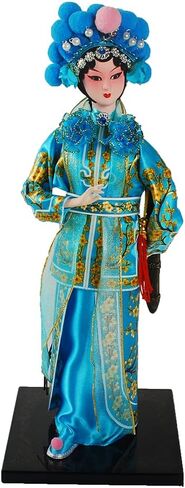 NW الصينية التقليدية الحرف اليدوية تمثال الحرير دمية الصينية القابلة للجمع دمية الحرير (1803) in Kuwait