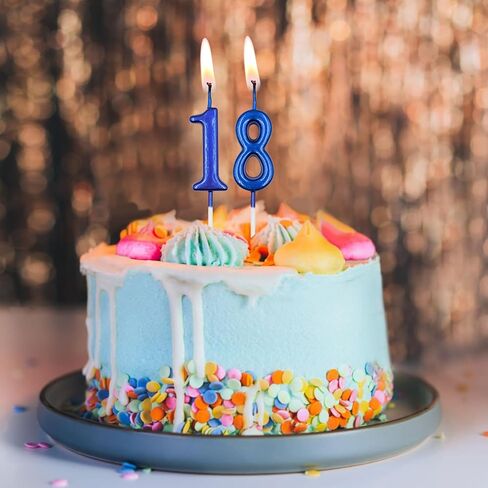 30th Birthday Candles, Silver Number 30 Candle for Cake, Happy Birthday Cake Topper Decoration for Birthday Anniversary Celebration Party Supplies in Saudi Arabia