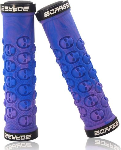 Mountain Bike Handlebar Grips Dual Lock-on TPR Grips for MTB BMX Folding Bike in Saudi Arabia