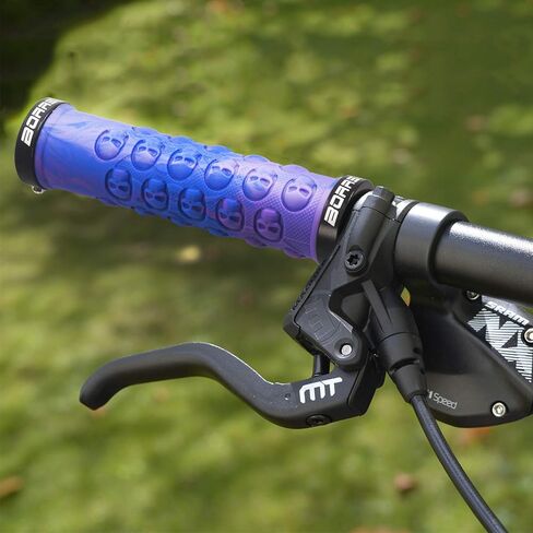 Mountain Bike Handlebar Grips Dual Lock-on TPR Grips for MTB BMX Folding Bike in Saudi Arabia