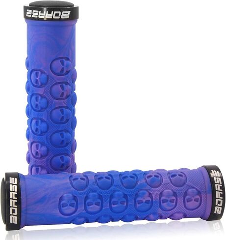 Mountain Bike Handlebar Grips Dual Lock-on TPR Grips for MTB BMX Folding Bike in Saudi Arabia