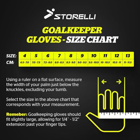 Storelli Silencer Threat Goalkeeper Gloves, High-Impact Hand Protection with 5 Removable Finger Spines, German Quartz Latex with Foam Padding, Breathable Yet Skin-Tight Fabric in Saudi Arabia