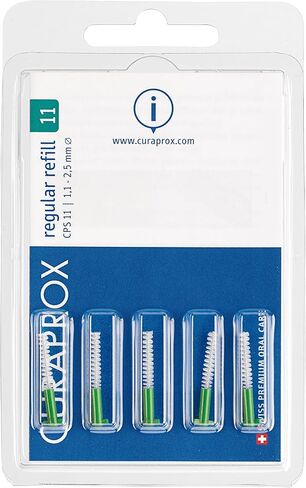 Curaprox CPS 11 عبوة عادية، 5 قطع، أخضر in Kuwait