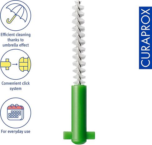 Curaprox CPS 11 عبوة عادية، 5 قطع، أخضر in Kuwait