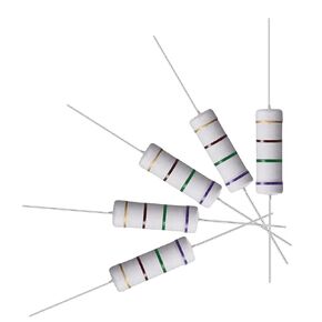 uxcell 10Pcs 750 Ohm Resistor, 5W 5% Tolerance Metal Oxide Film Resistors, Axial Lead, Flame Proof for DIY Electronic Projects and Experiments