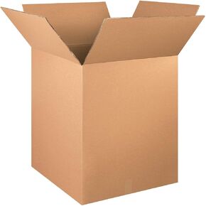 24' x 24' x 30' Heavy-Duty Double Wall Corrugated Cardboard Boxes Kraft Pack of 5 for Shipping Packing and Moving by Choice Shipping Supplies CSHD242430DW