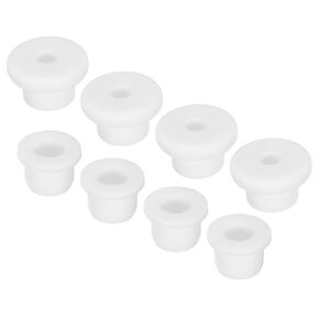MECCANIXITY T Shape Rubber Grommet Mount Dia 14mm/15mm,ID 9mm/6mm White Seal Protection Cable Grommets Flexible for Cable Pipe
