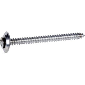 3134 8 x 2-Inch Oval Phillips Trim Screw with Washer, 15-Pack