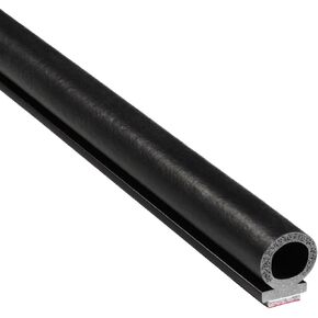 Trim-Lok DD1604BT-25 EPDM مطاط مع BT (3M) نظام شريط أكريليك رغوي مربوط بقاعدة مانعة للتسرب، قطر المصباح 0.433 بوصة، الارتفاع الإجمالي 0.492 بوصة in Kuwait