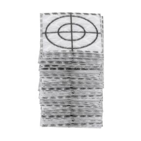 60pcs Survey Reflector Sheets 50x50mm Self-adhesive Reflective Tape Survey Target Mark for Total Stations, White