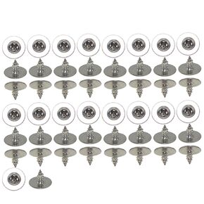 100pcs 304 Stainless Steel PWA Round Head with Pad Self Tapping Screws M3 10mm