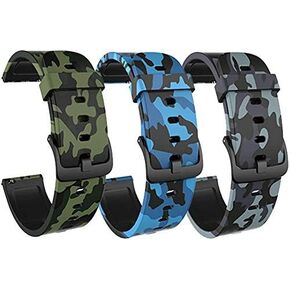 Compatible with Polar Ignite Bands 20mm Silicone Soft Quick Release Pattern Wristband Replacement Straps for Polar Unite/Ignite Fitness Watch (Replacement Bands Only)
