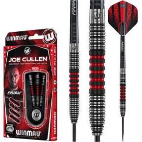 WINMAU Joe Cullen Special Edition Professional 90% Tungsten Darts Set with Flights and Stems (Shafts)