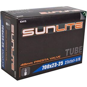 Bike Tube, 700c x 23-25 (27" x 1 to 1-1/8) Presta Valve