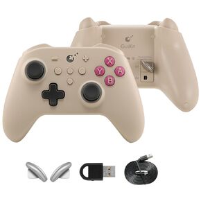 RunSnail GuliKit KK3 Max Controller, Kingkong 3 Controller Hall Joysticks and Triggers, 1000Hz Wireless Polling Rate, Compatible with Switch/Android/iOS/macOS, Maglev/Rotor/HD Vibration - Black