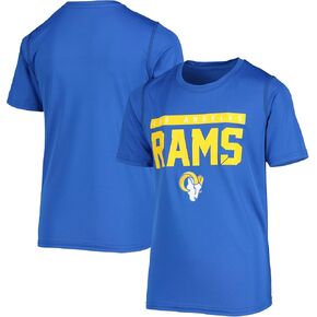 NFL Kids Youth 8-20 Blitz Team Color Polyester Primary Logo Short Sleeve Official Football T-Shirt