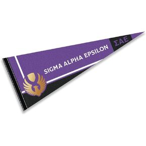 Sigma Alpha Epsilon Greek Pennant Banner Flag