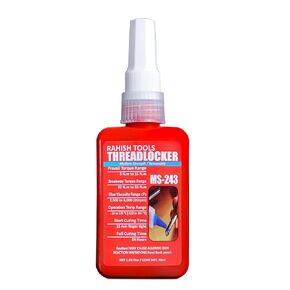Thread Lock Blue, Threadlocker Medium Strength, Lock and Seal Metal Nuts, Bolts & Fasteners, All-Purpose, Anaerobic (1.69Fl oz/50ml)