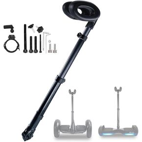 HandleBar Fit for Segway Ninebot S Smart/mini PRO/mini LITE Self-balance Scooter Hoverboard Adjustable 3in1 Function with Hand Grip, Leg Clamp, Kickstand - Release Knee Bar Pressure