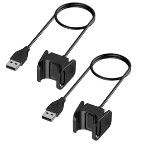 Charger for Fitbit Charge 4 / Fitbit Charge 3 Replacement USB Charging Cable (2 Pack) 3.3ft Durable Portable Charging Dock Cord for Charge 4 / Charge 3 Accessories