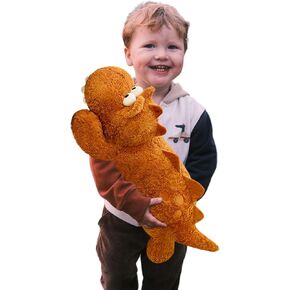 Dinosaur Stuffed Animal Plush Toy,Giant Dinosaurs Cute Soft Toys Doll, Big Dino Fluffy Plushy Fat Plushie Plush Pillow,Gifts for Kids Girl Boys (Green,19 inch)