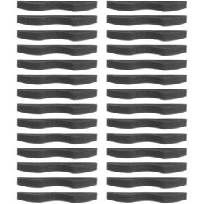 EXCEART Nose Bridge Pads 100pcs Memory Foam Nose Bridge Straps Pads Self-Adhesive Sponge Seal Nose Cushion Protection Pads (Black) Nose Bridge Strip