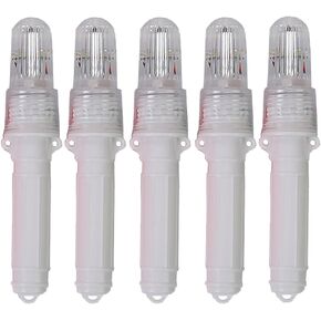 LED Fishing Strobe for Lobster or Fishing Net Marine LED Flashing Light Beacon Light Buoy Lure Night Fishing Light Sensor Warning Net Beacon Light Blue