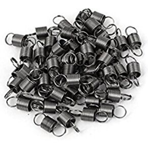 0.4 مللي متر × 4.5 × 12 مللي متر خطاف معدني مزدوج زنبرك توتر صغير 100 قطعة in Kuwait