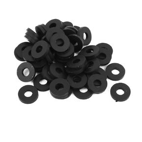 uxcell Rubber Flat Washers 18mm OD 5mm ID 2mm Thickness for Faucet Pipe Water Hose, Pack of 50