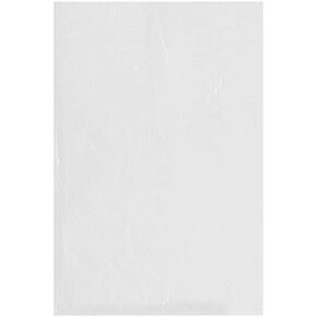 Plymor 16" x 24" (Pack of 100), 1.25 Mil Flat Open Clear Plastic Poly Bags