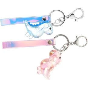 KESYOO 2pcs Dinosaur Keychain Wallets for Mini Gifts Key Chains for Car Keys Keychain Bag Charms Dinosaur Pendant Keychain