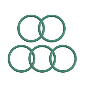 uxcell Fluorine Rubber O-Rings, 18mm OD 15mm ID 1.5mm Width FKM Seal Gasket for Machinery Plumbing, Green, Pack of 5