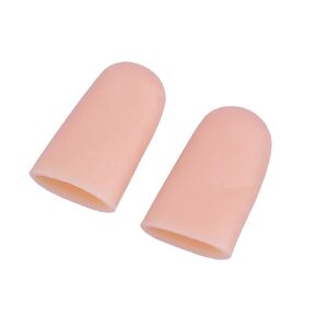 VORCOOL Finger Cot Silicone Finger Sleeve Finger Guards Finger Protectors for Protect Cracked Skin/Blisters/Calluses 2Pcs