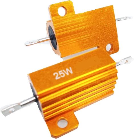 2 قطعة 1.5 أوم 25 واط من الألومنيوم المقاومات المعدنية السلكية in Kuwait