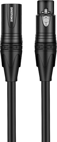 DREMAKE XLR Instrument Microphone Audio Extension Cord 40FT Balanced 3 Pin XLR Male to XLR Female Mic Cable - Red in Saudi Arabia