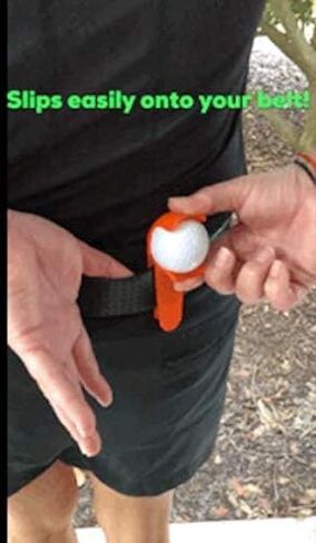 Golf Ball Holder & Ball Marker for Waistband and Belt - Unique Golf Accessory Gift for Men, Women, & Kids in Saudi Arabia