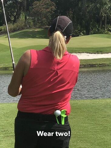 Golf Ball Holder & Ball Marker for Waistband and Belt - Unique Golf Accessory Gift for Men, Women, & Kids in Saudi Arabia