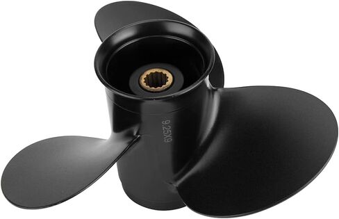 Qiclear OEM Upgrade 14 Spline Tooth Aluminum Outboard Propeller fit Mercury Motos 9.9/15/20HP &Tohatsu Motos 9.9HP 15HP 18HP,9.9HP 12HP 15HP 18HP 20HP,NSM NSF MFS, 2-1/2" Gearcase,Rh in Saudi Arabia