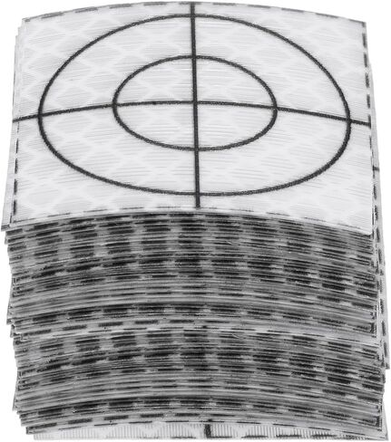 60pcs Survey Reflector Sheets 50x50mm Self-adhesive Reflective Tape Survey Target Mark for Total Stations, White in Saudi Arabia
