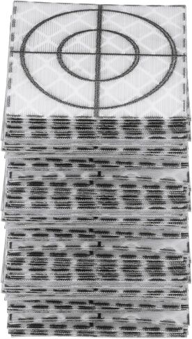 60pcs Survey Reflector Sheets 50x50mm Self-adhesive Reflective Tape Survey Target Mark for Total Stations, White in Saudi Arabia