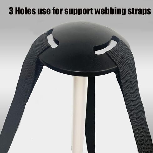 Boat Cover Support Pole Mushroom Cap - 5" Plastic Top with 3 Strap Holes, Boat Accessories in Saudi Arabia