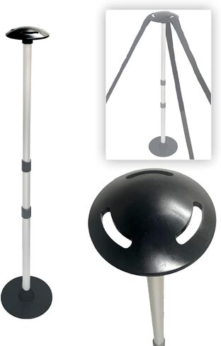 Boat Cover Support Pole Mushroom Cap - 5" Plastic Top with 3 Strap Holes, Boat Accessories in Saudi Arabia