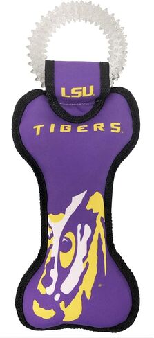 Pets First NCAA Alabama Crimson Tide Dental Dog TUG Toy with Squeaker. Tough PET Toy for Healthy Fun, Teething & Cleaning Pets Teeth & Gum in Saudi Arabia