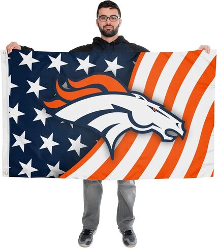 FOCO NFL Unisex-Adult NFL 3' x 5' Team Logo Horizontal Flag in Saudi Arabia